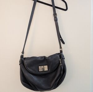 Marc by Marc Jacobs Navy Leather Crossbody Bag